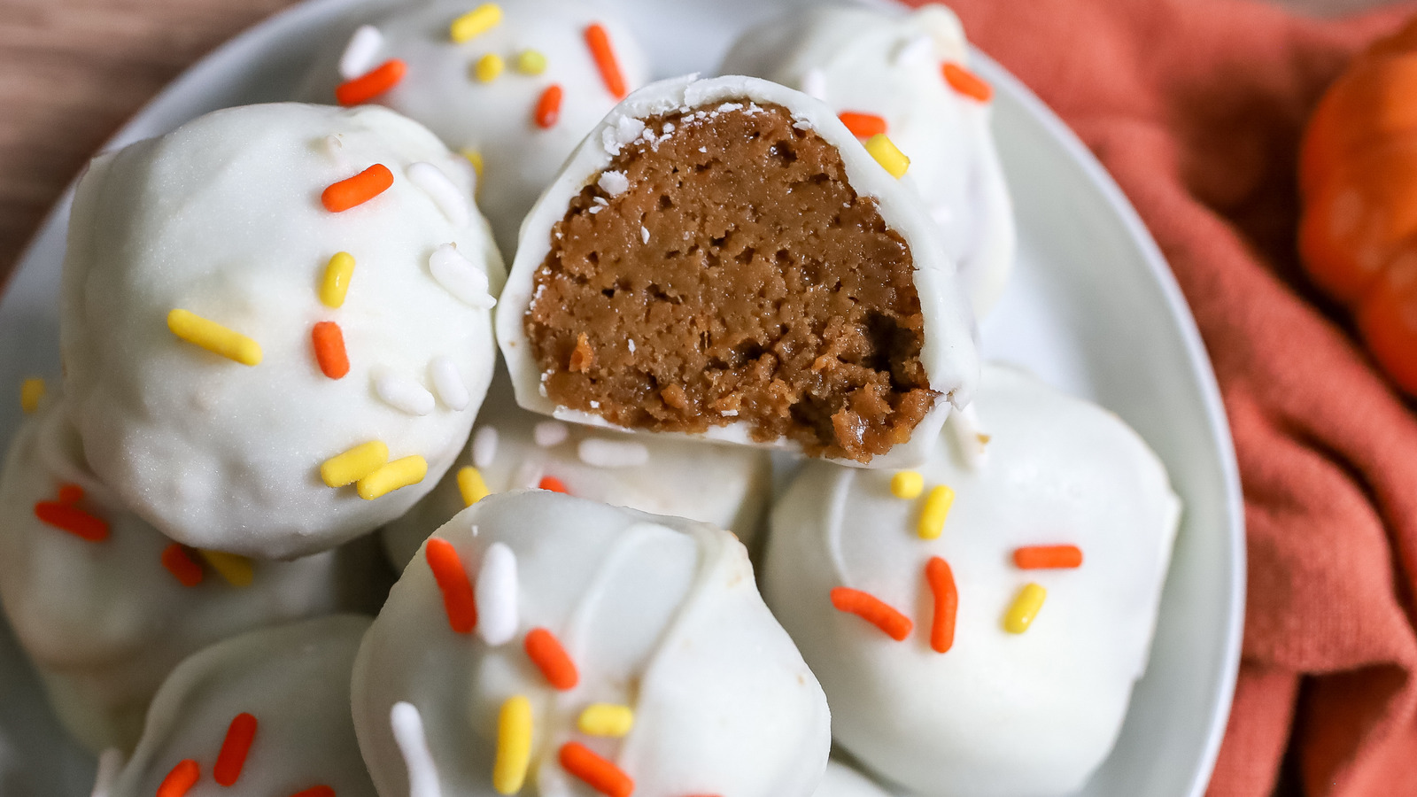 White Chocolate Pumpkin Spice Truffles Recipe