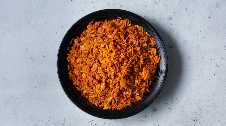 Jollof rice with red rice