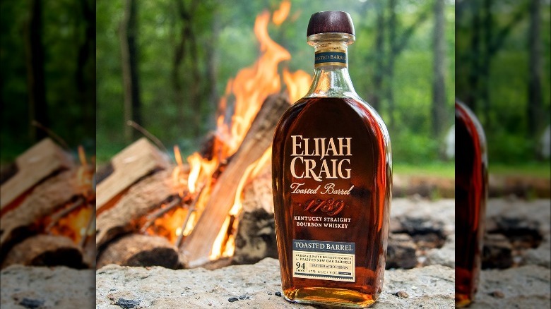 Bottle of Elijah Craig Toasted Barrel