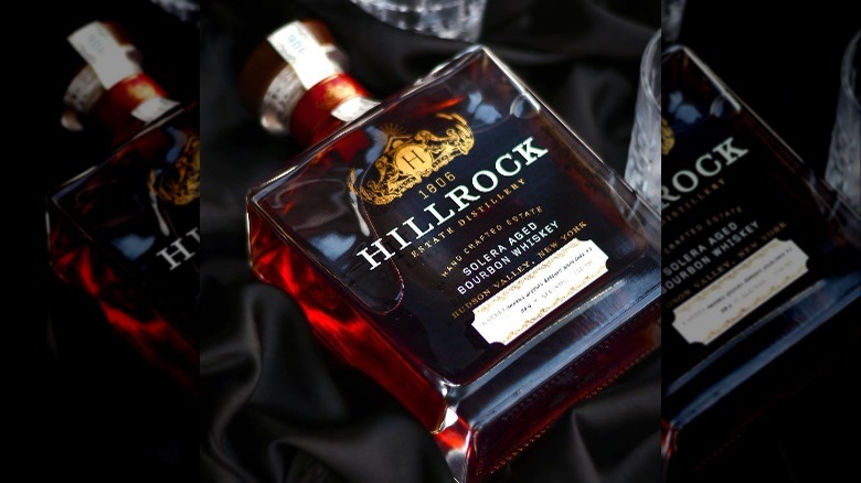 Bottle of Hillrock Solera Aged Bourbon