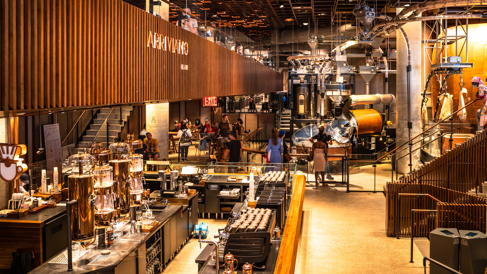 Unique coffee 'machines' - Picture of Starbucks Reserve Roastery