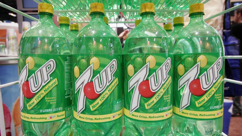 Bottles of 7-Up