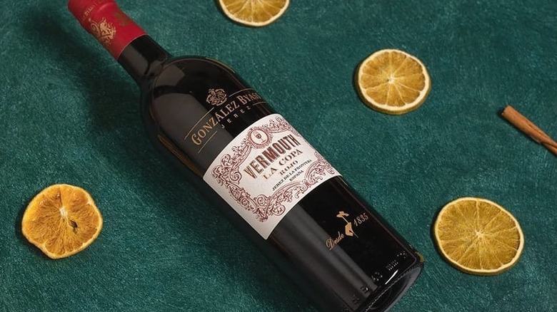 Bottle of vermouth