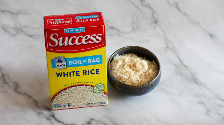 Success boil-in-bag rice, bowl