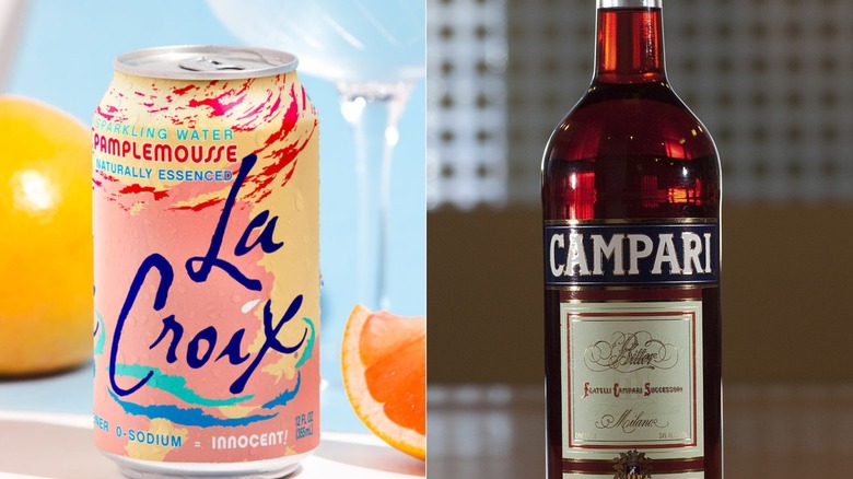 Pamplemousse La Croix and Campari