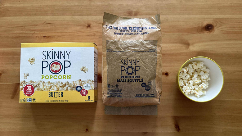 Skinny Pop microwave popcorn