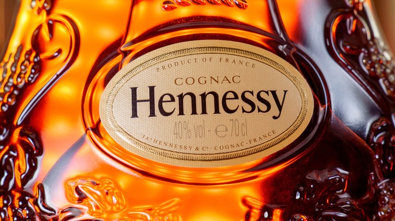 Hennessy cognac bottle