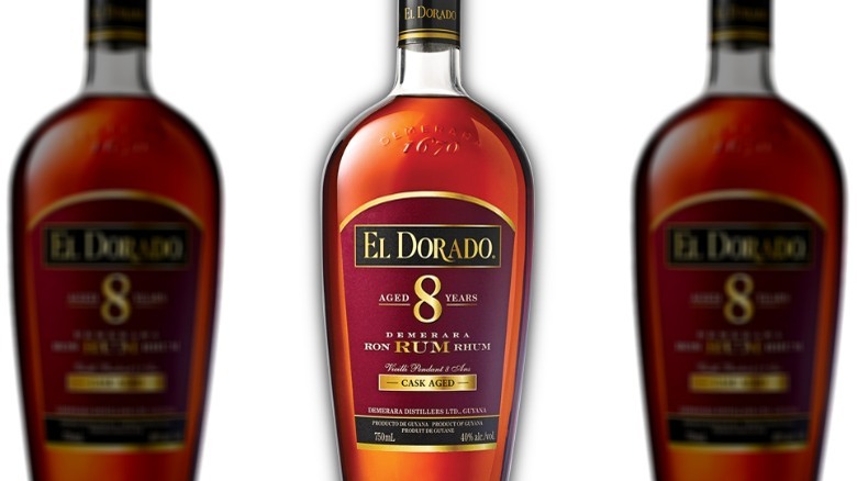 Bottle of El Dorado rum