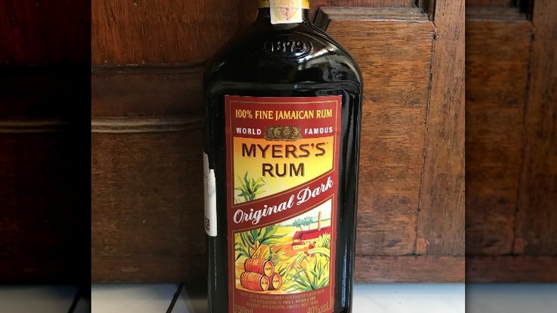 Bottle of Myers's Rum