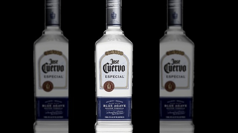 Bottle of Jose Cuervo Especial Silver Tequila