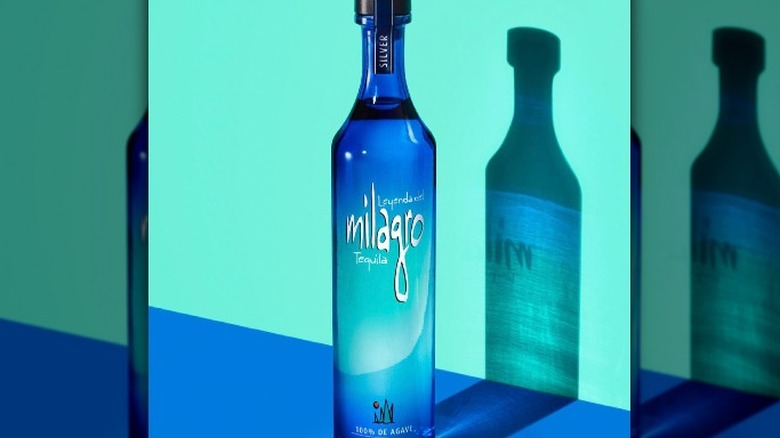 Bottle of Milagro Tequila 