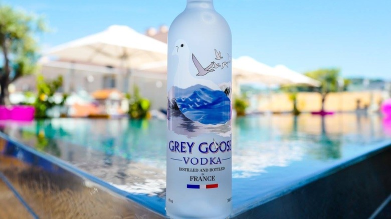 Grey Goose Vodka bottle