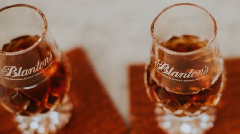 Blanton's bourbon neat