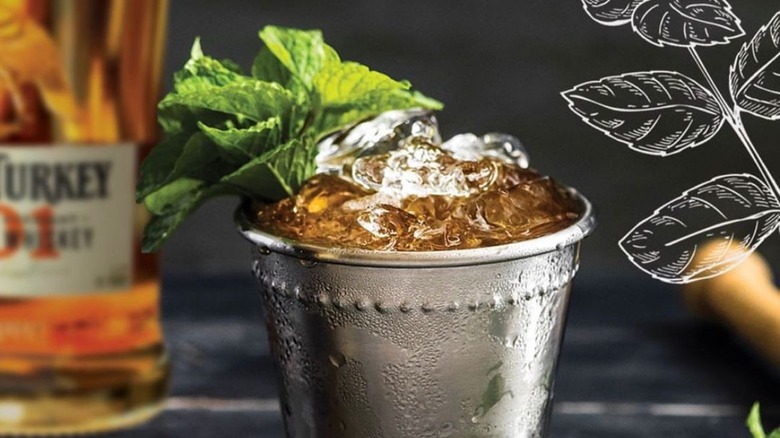 A Wild Turkey Mint Julep