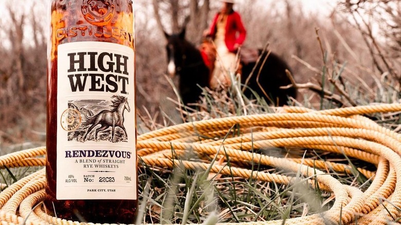 High West Rendezvous Rye bottle