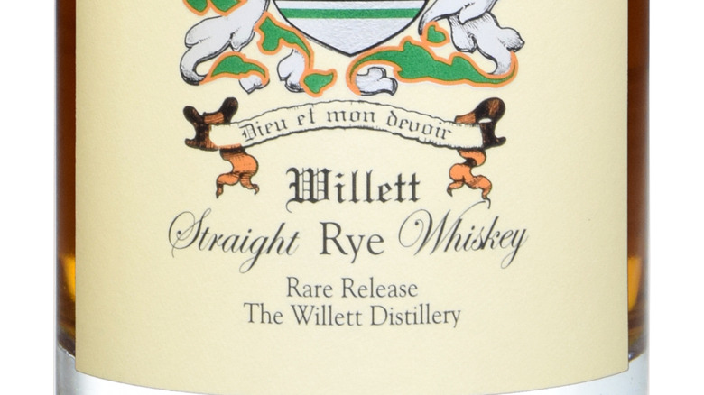 Willett Family Estate Rye bottle