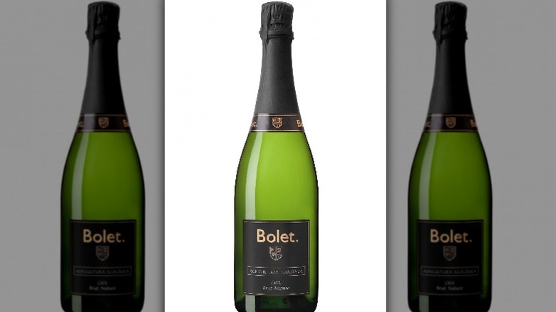 Bottle of cava sparkling wine