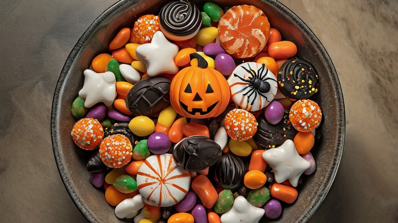 Halloween candy bowl