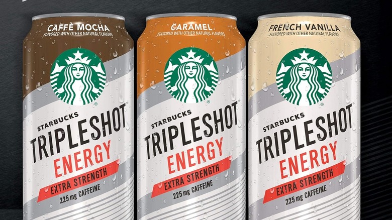 starbucks tripleshot energy cans three flavors