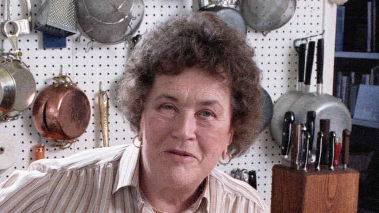 Julia Child in a kitchen