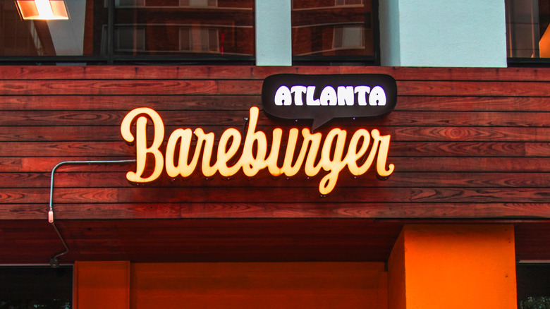 Bareburger restaurant sign