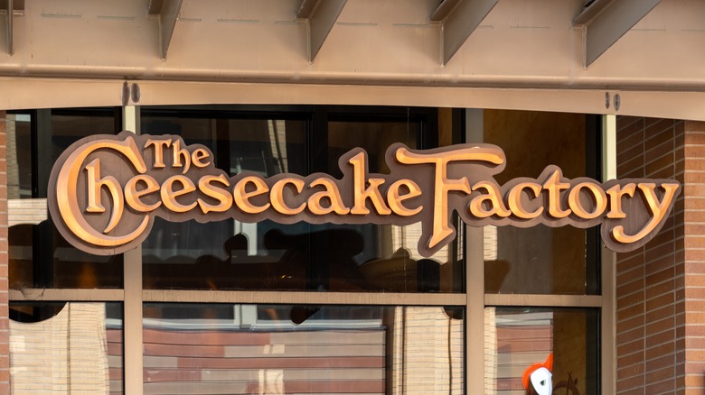 The Cheesecake Factory sign