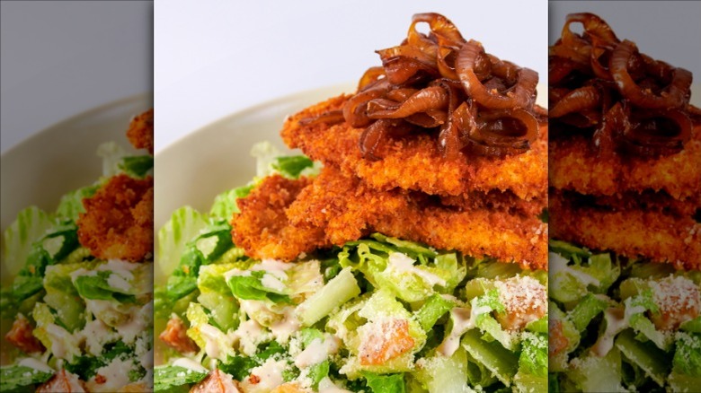 Louisiana Chicken Caesar Salad from the Cheesecake Factory