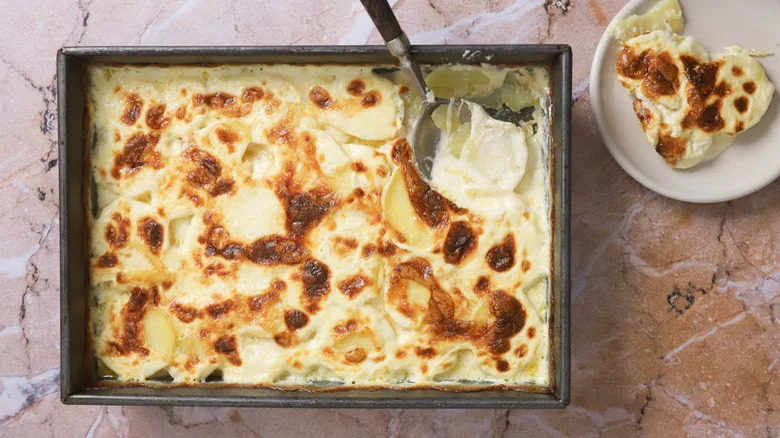 gruyere baked scalloped potatoes