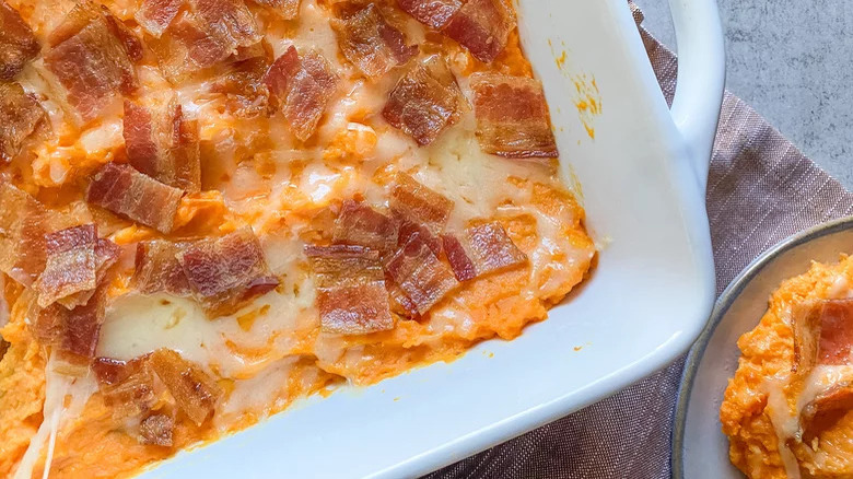 sweet potato casserole with bacon