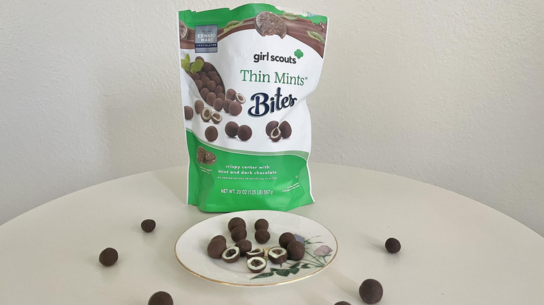 edward Marc Thin Mints chocolate-covered bites