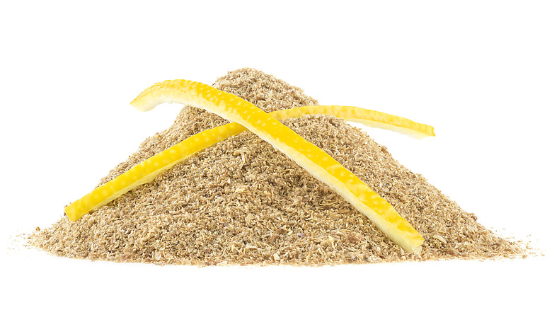 lemon peel powder