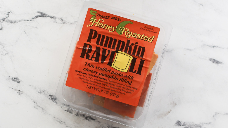 Trader Joe's pumpkin ravioli