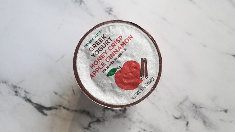 Trader Joe's apple Greek yogurt