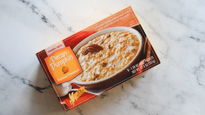 Trader Joe's pumpkin instant oatmeal