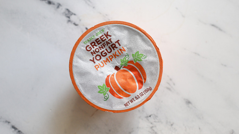 Trader Joe's pumpkin yogurt