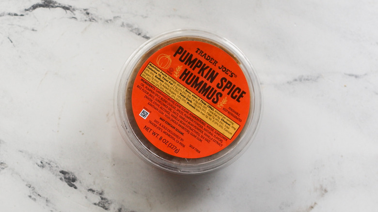 Trader Joe's pumpkin spice hummus