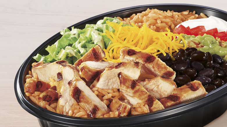 Chicken taco bowl