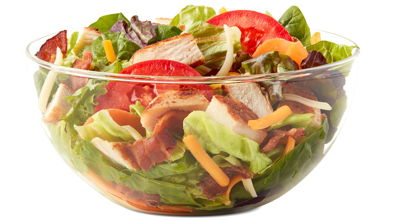 McDonald's salad in container