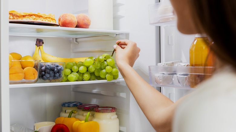 Fruit in fridge