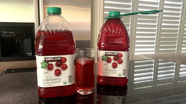 Kirkland Signature organic cranberry juice