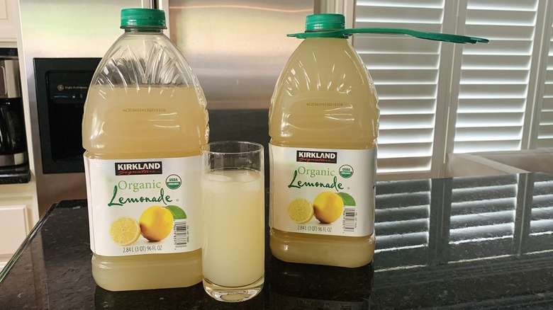 Kirkland Signature Organic Lemonade bottles