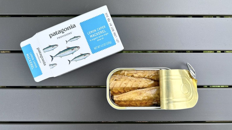 Can of Patagonia Provisions mackerel