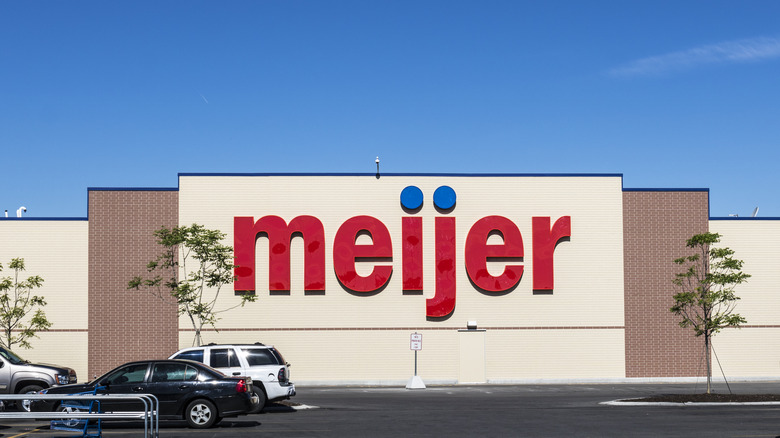 Meijer grocery store entrance