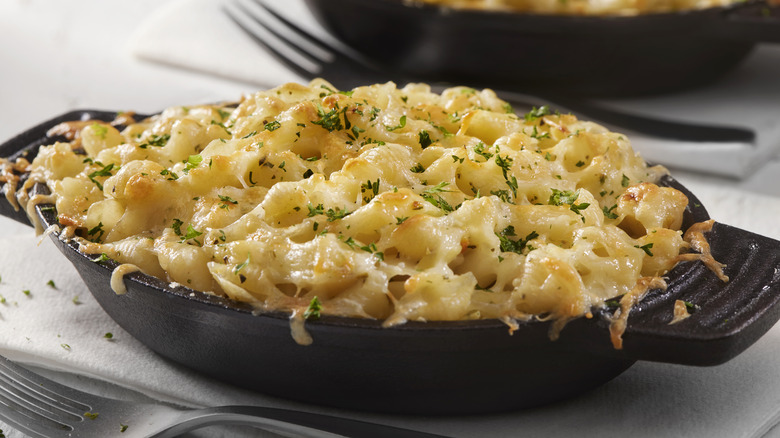 Crispy-topped gooey mac and cheese