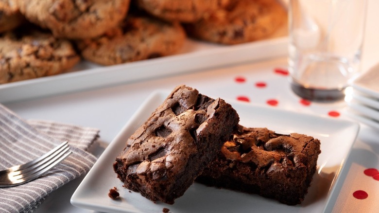 Chick-fil-A brownies and chocolate chunk cookies