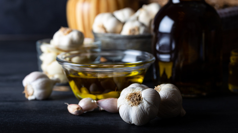 garlic and olive oil