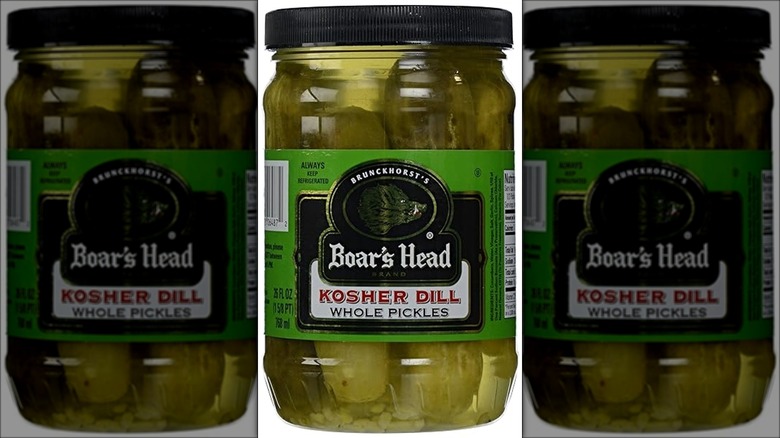 Boar's Head whole pickles