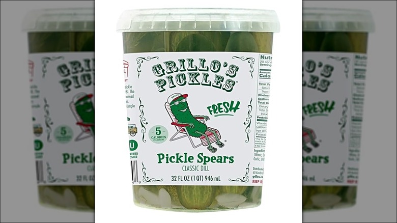 Grillo's Pickles dill spears