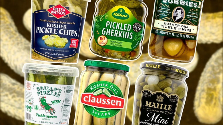 Premium brands of pickles
