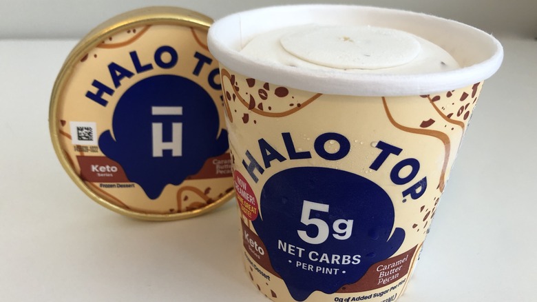 Caramel Butter Pecan Keto Halo Top pint